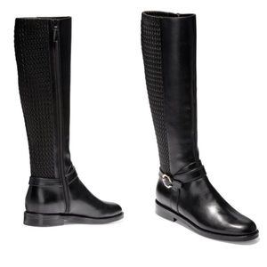 Cole Haan classic black riding boots